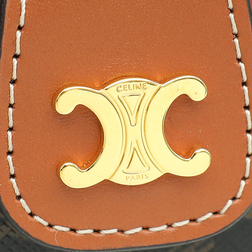 Celine Tricolor Mini Besace in Triomphe Crossbody Bag