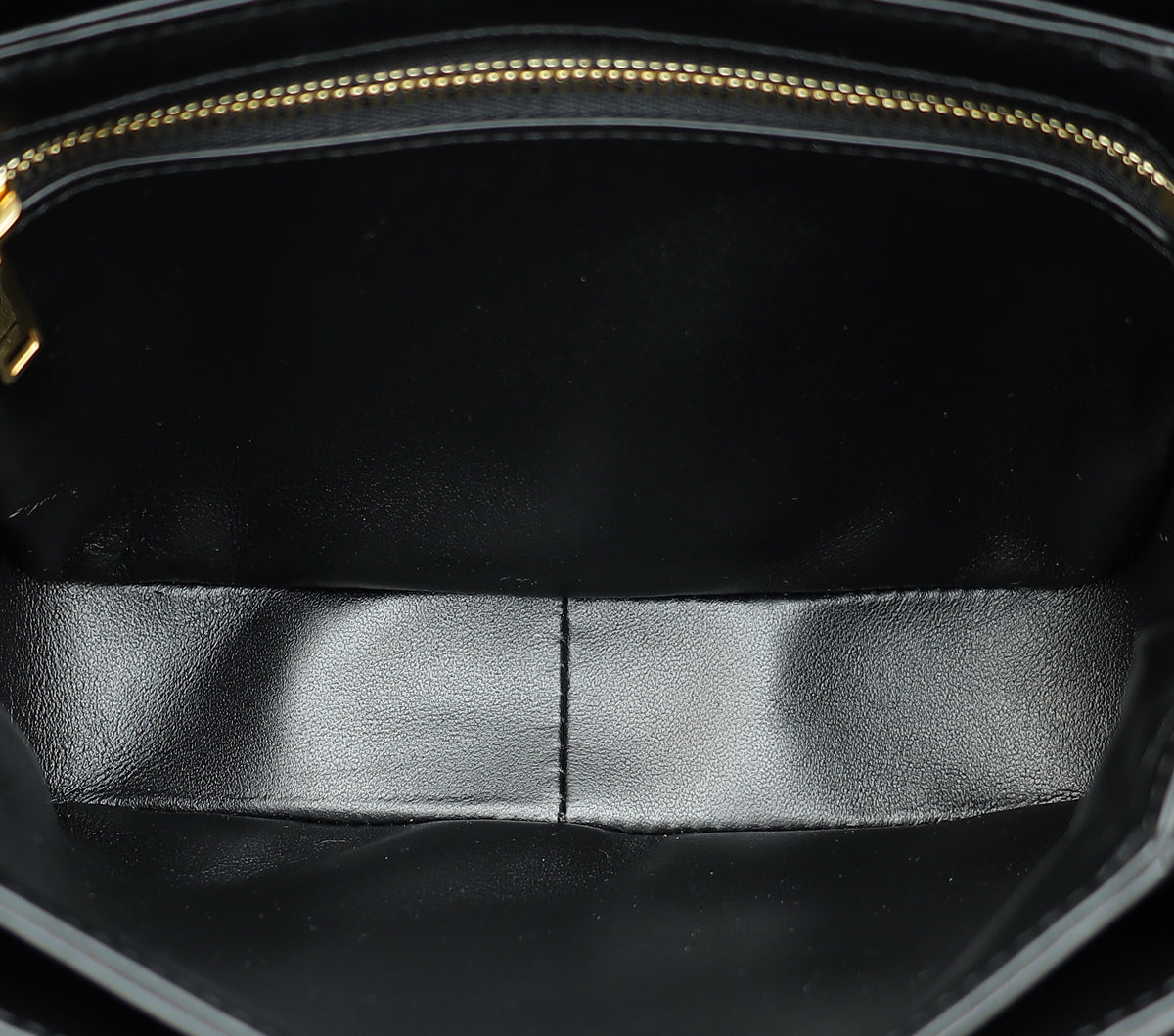 Celine Black Teen Triomphe Flap Shoulder Bag