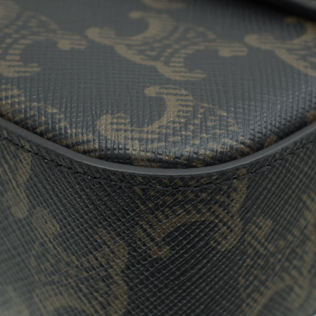 Celine Tricolor Claude Triomphe Shoulder Bag