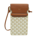 Celine Bicolor Triomphe Phone With Flap Pouch