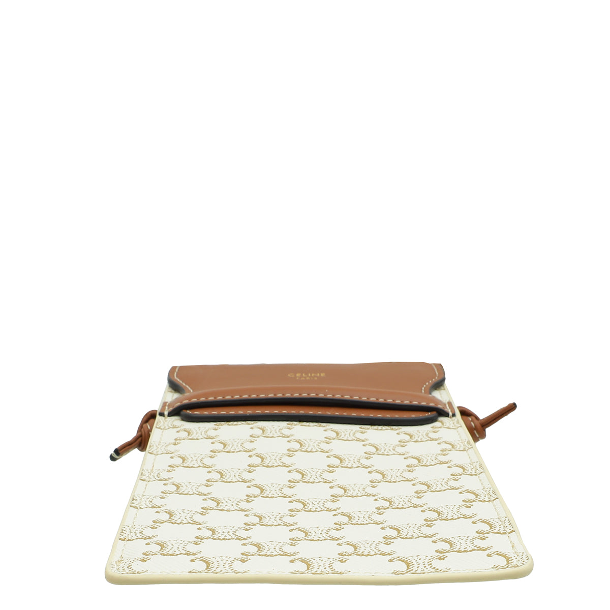 Celine Bicolor Triomphe Phone With Flap Pouch