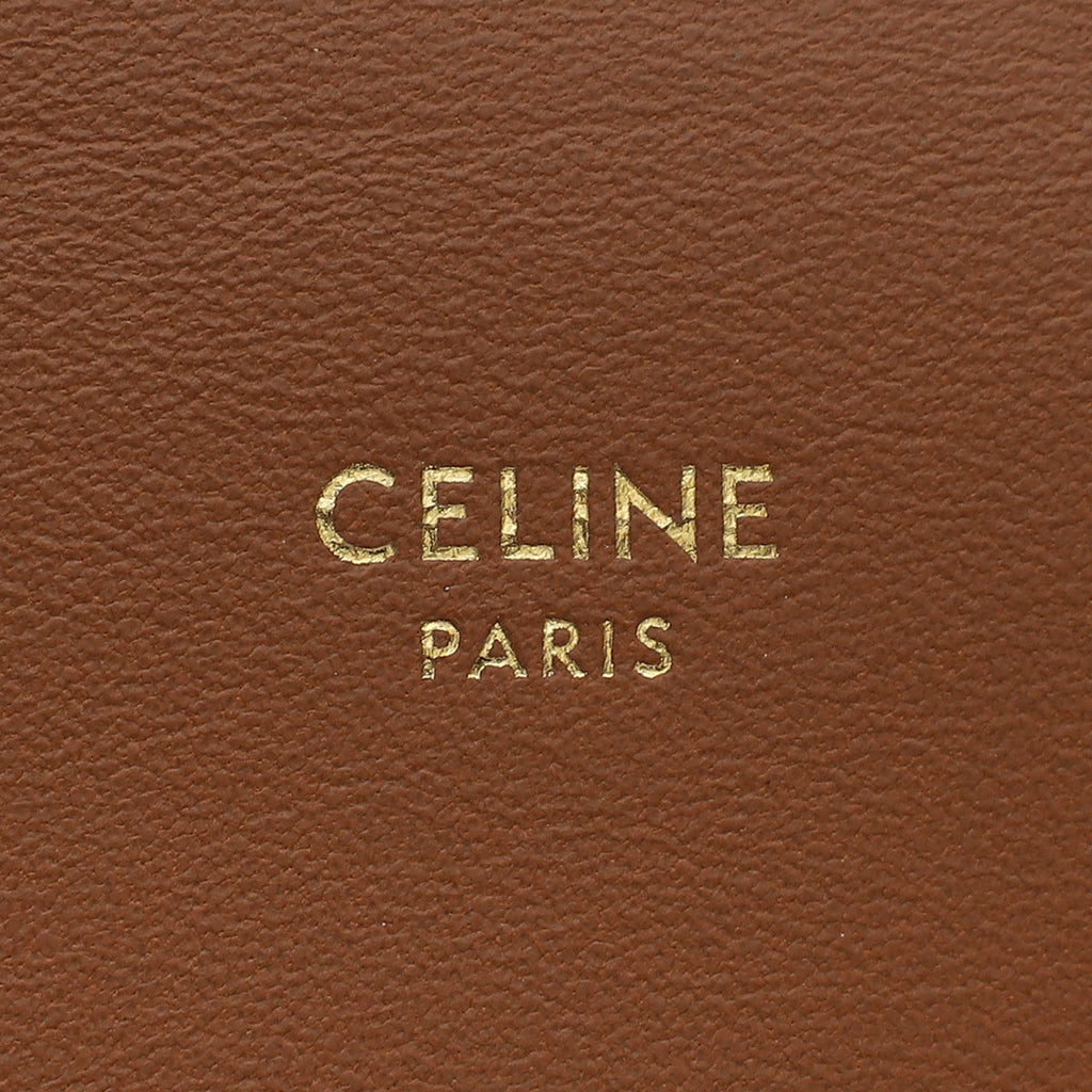Celine Bicolor Triomphe Phone With Flap Pouch