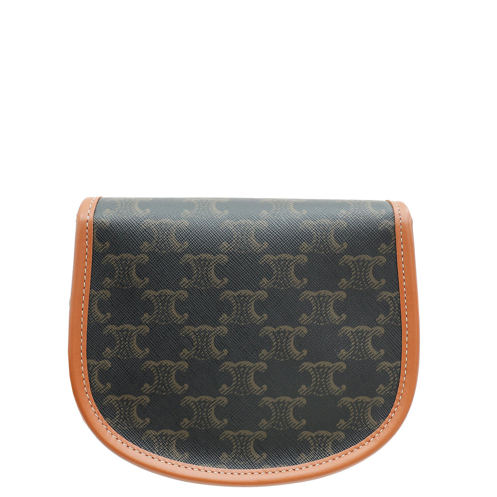 Celine Bicolor Mini Besace in Triomphe Crossbody Bag