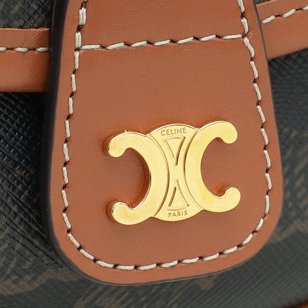 Celine Bicolor Mini Besace in Triomphe Crossbody Bag