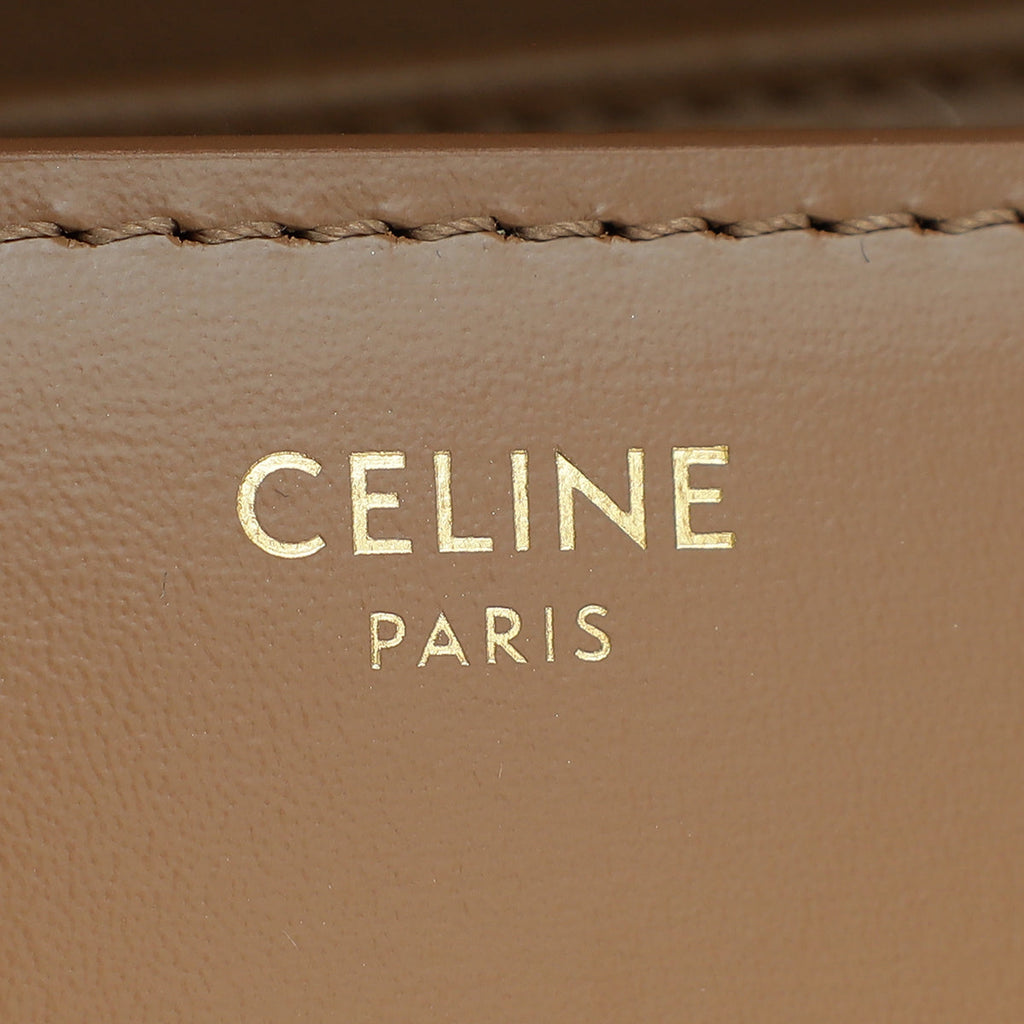 Celine Brown Triomphe Teen Shoulder Bag
