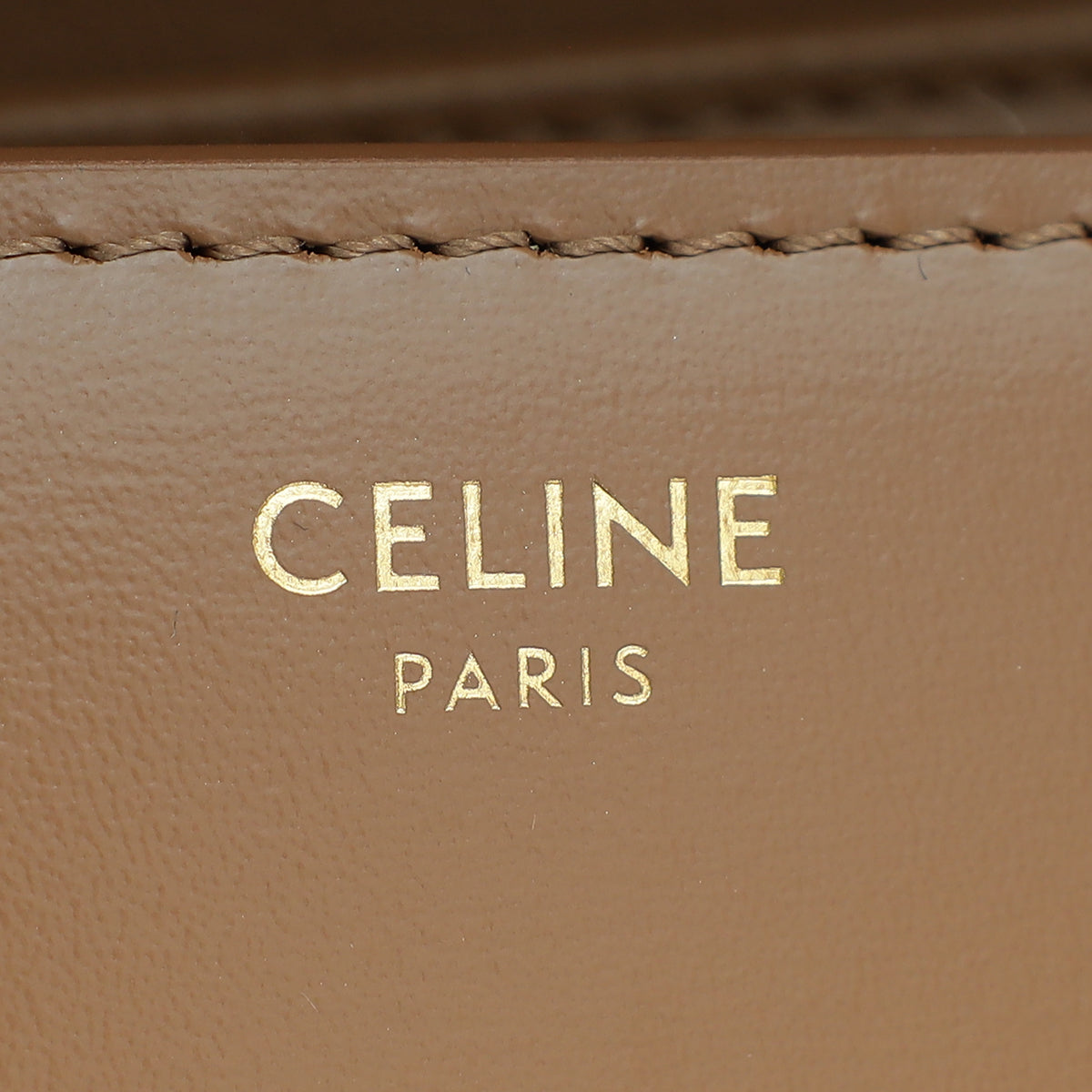 Celine Brown Triomphe Teen Shoulder Bag