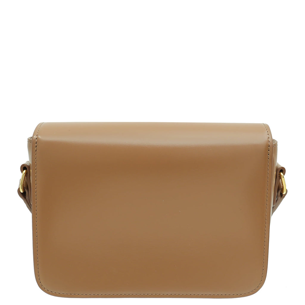 Celine Brown Triomphe Teen Shoulder Bag