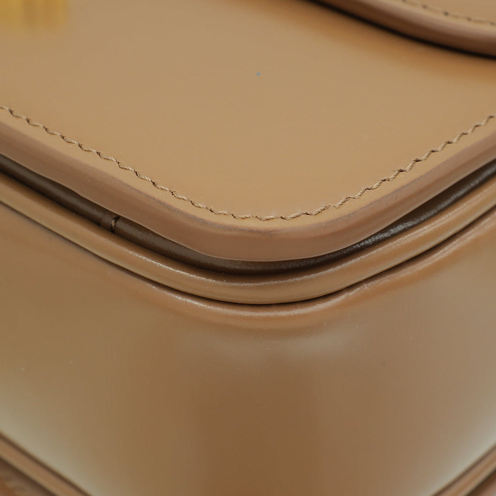 Celine Brown Triomphe Teen Shoulder Bag