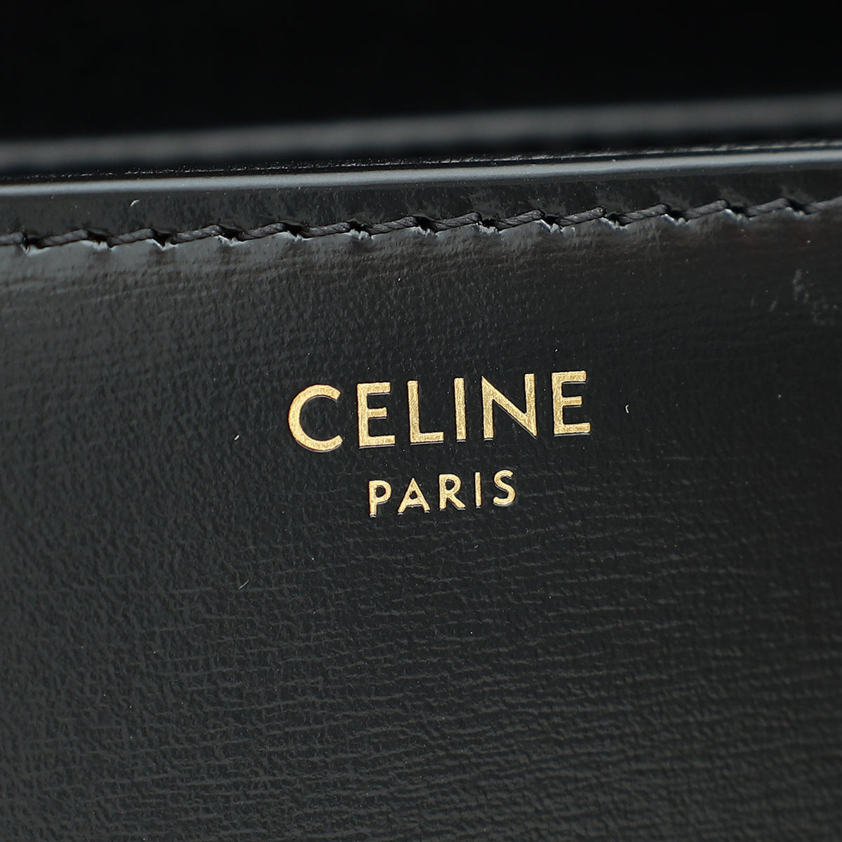 Celine Black Triomphe Teen Shoulder Bag