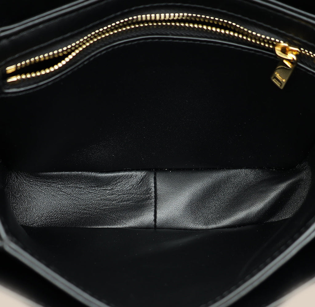 Celine Black Triomphe Teen Shoulder Bag