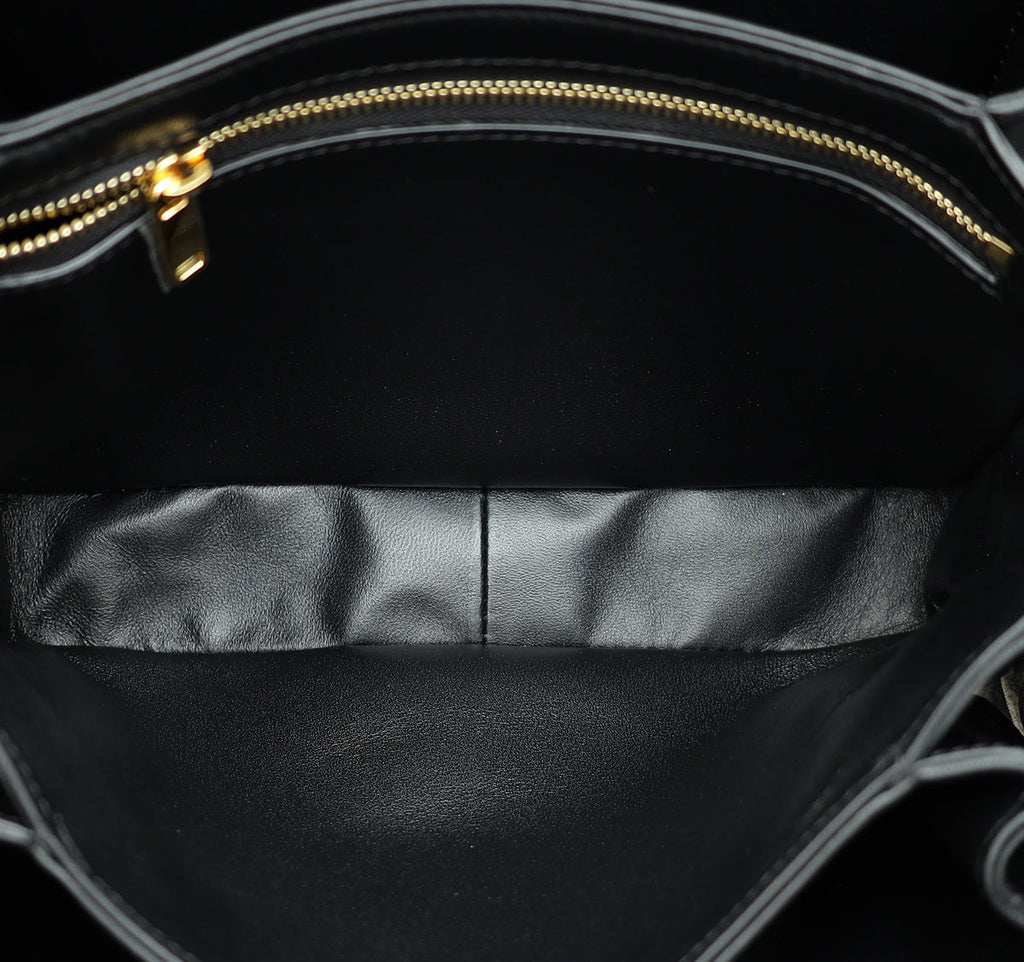 Celine Black Classique Triomphe Bag