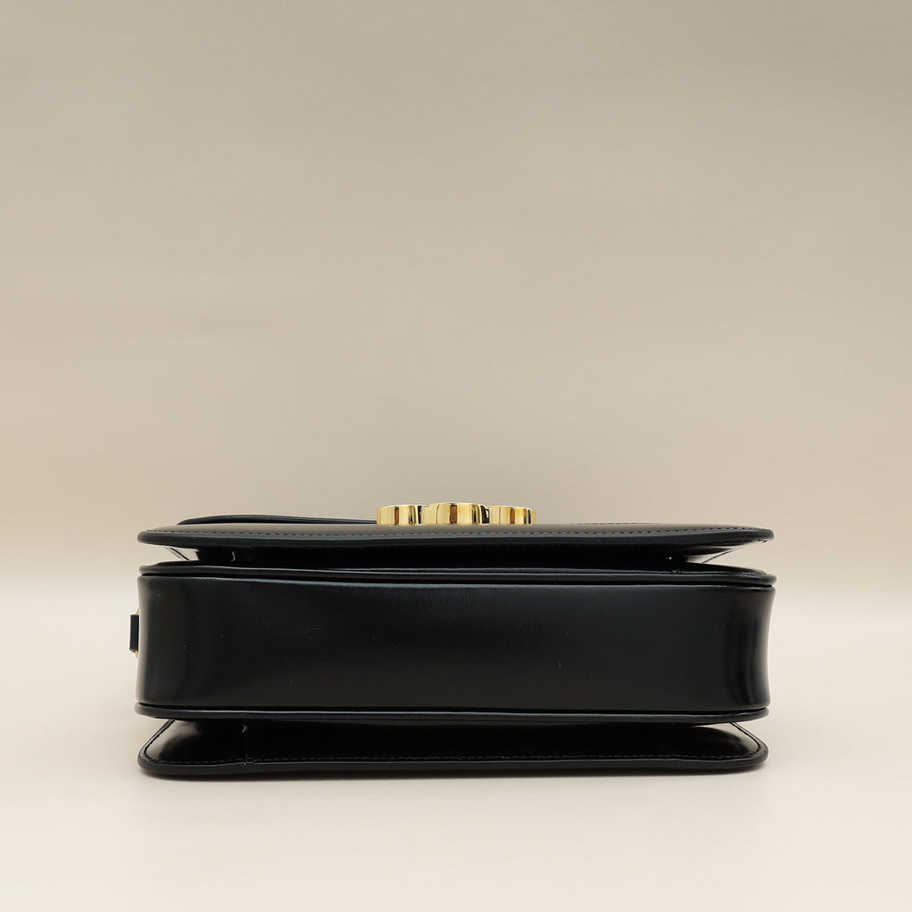 Celine Black Classique Triomphe Bag