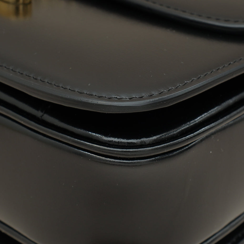 Celine Black Classique Triomphe Bag
