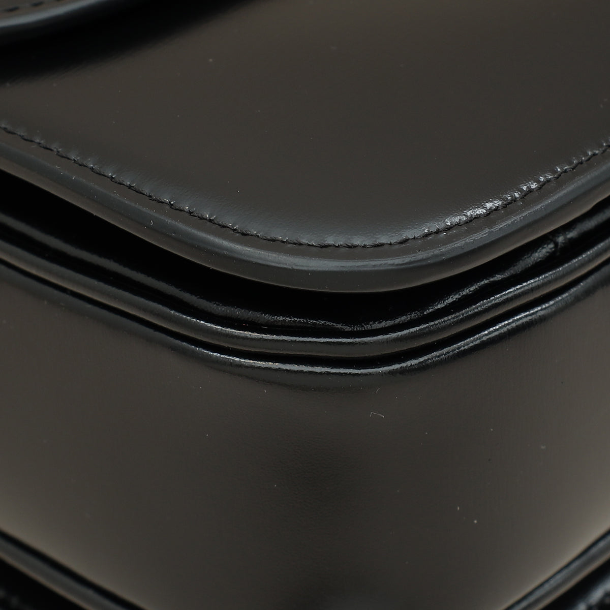 Celine Black Classique Triomphe Bag