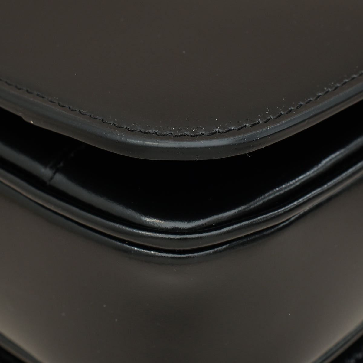 Celine Black Classique Triomphe Bag