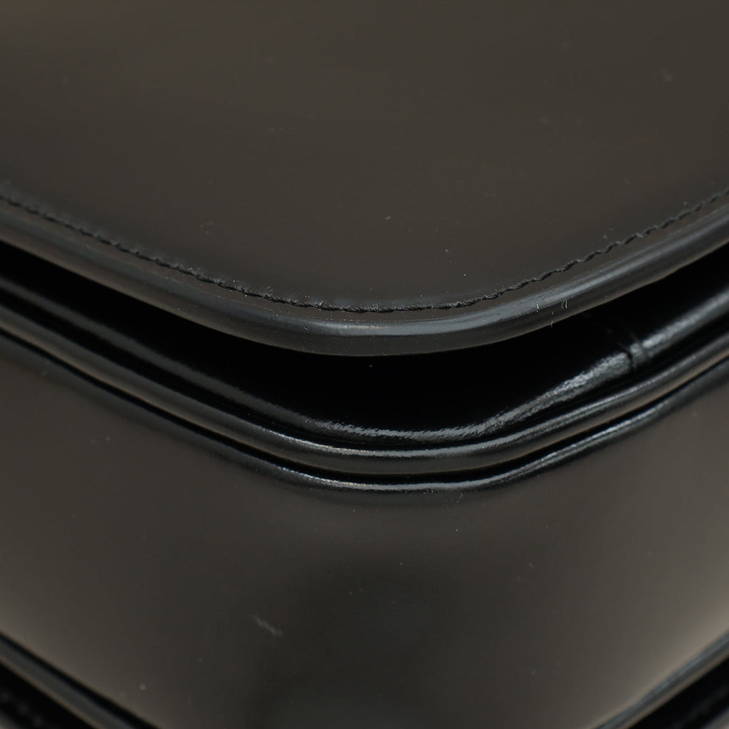 Celine Black Classique Triomphe Bag