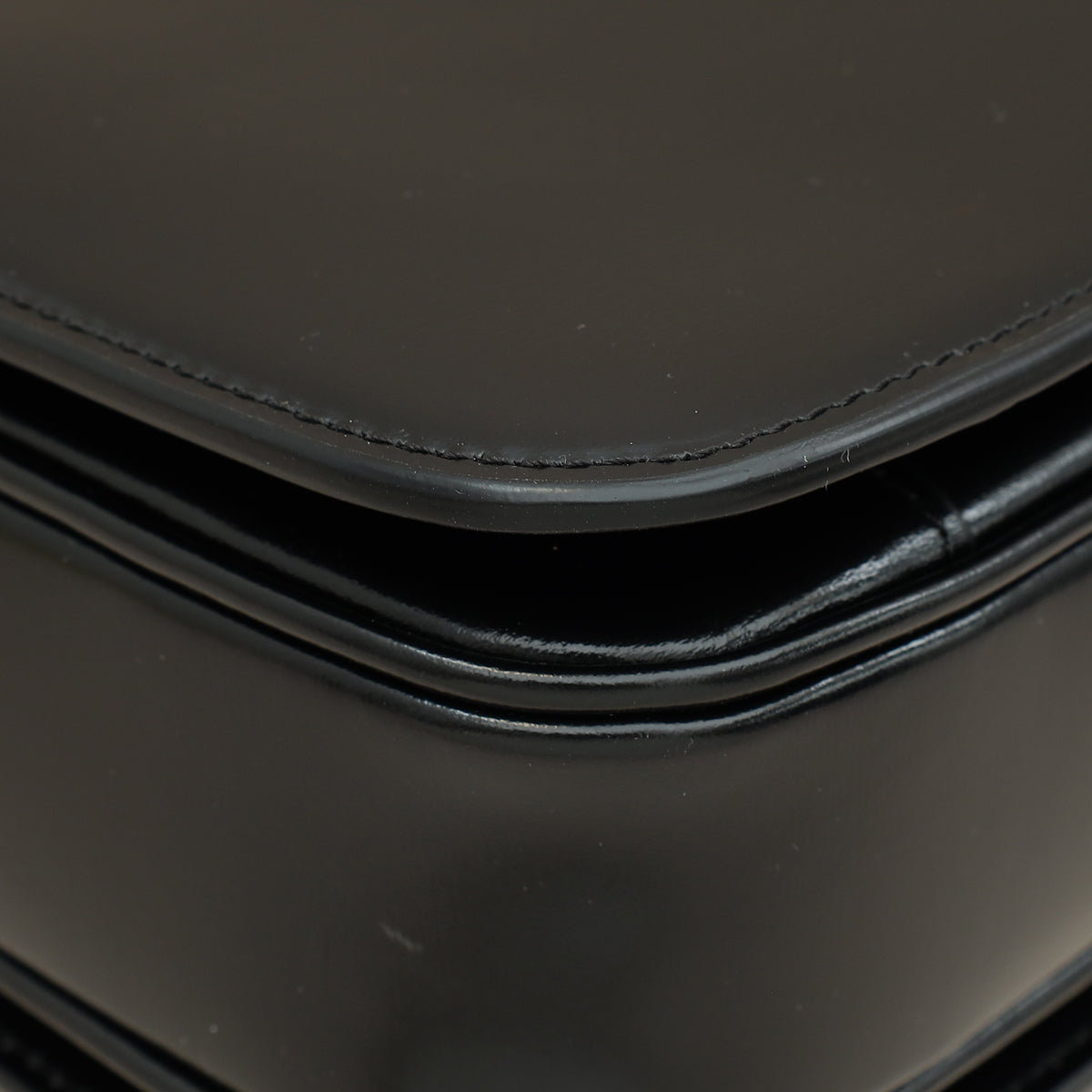 Celine Black Classique Triomphe Bag