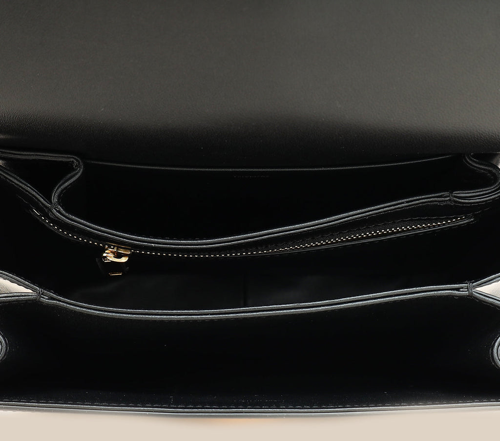 Celine Black Classique Triomphe Bag