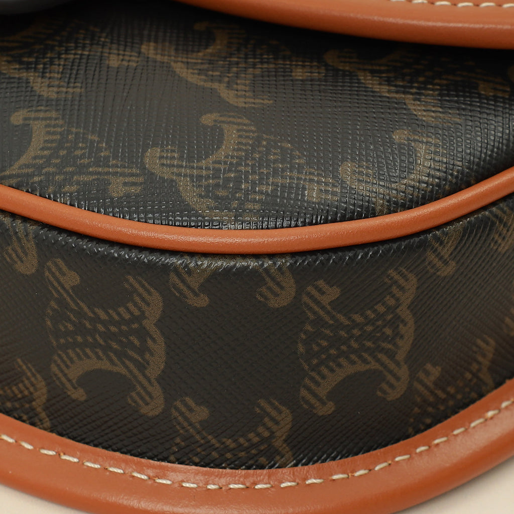 Celine Bicolor Mini Besace in Triomphe Crossbody Bag