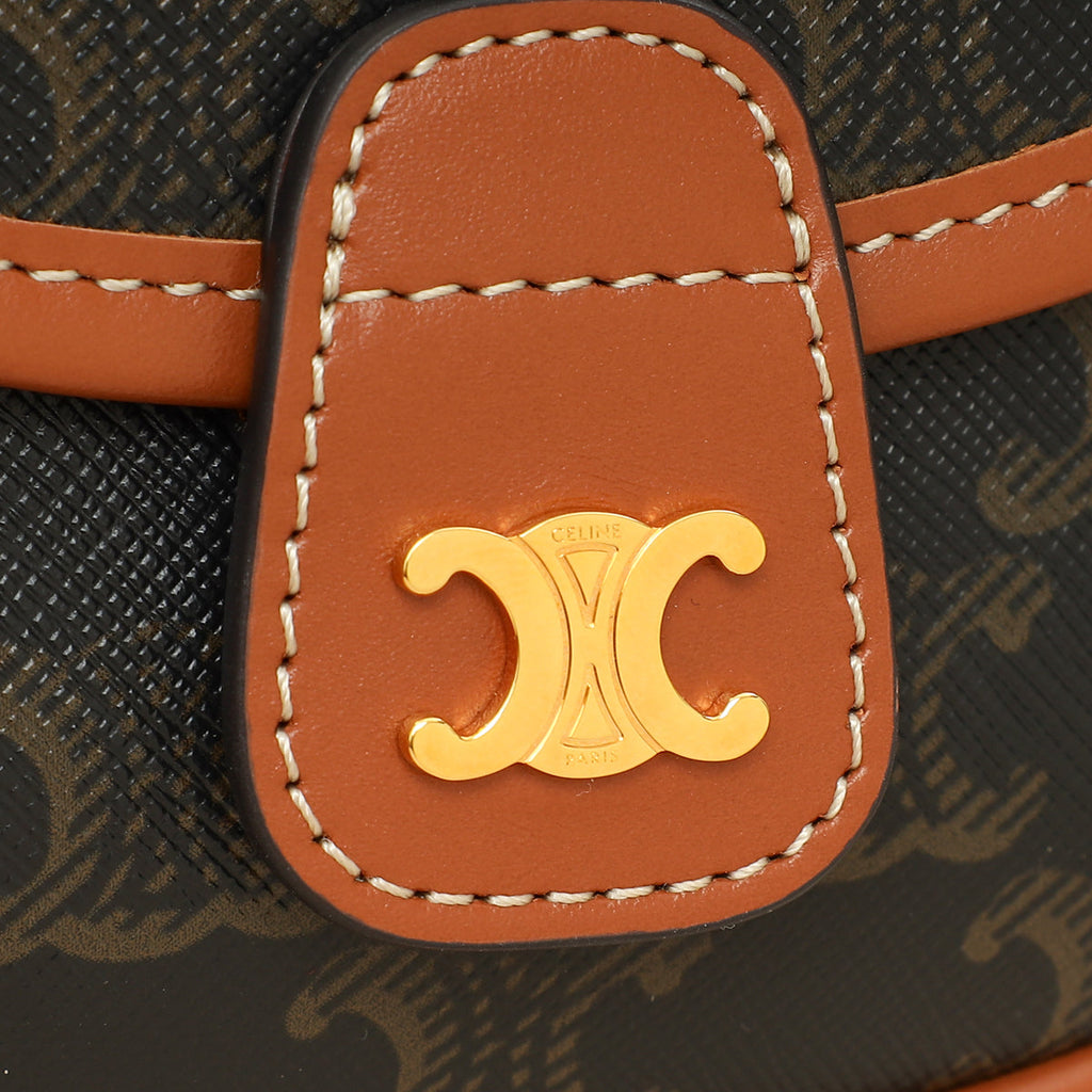 Celine Bicolor Mini Besace in Triomphe Crossbody Bag
