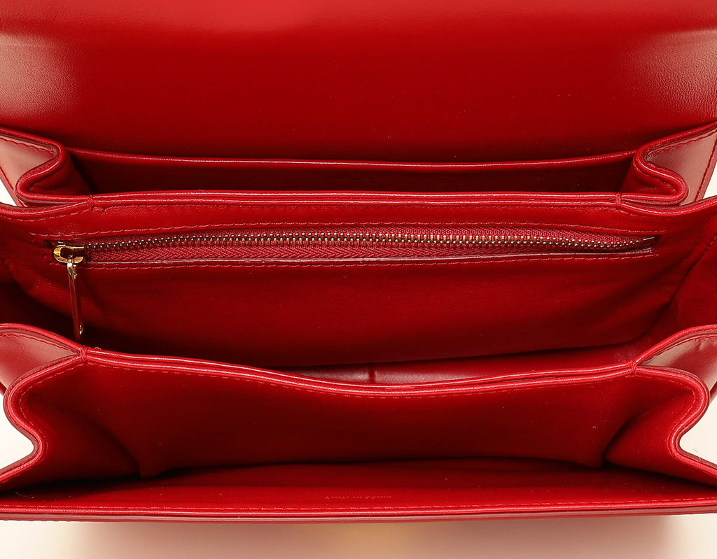 Celine Red Classique Triomphe Bag