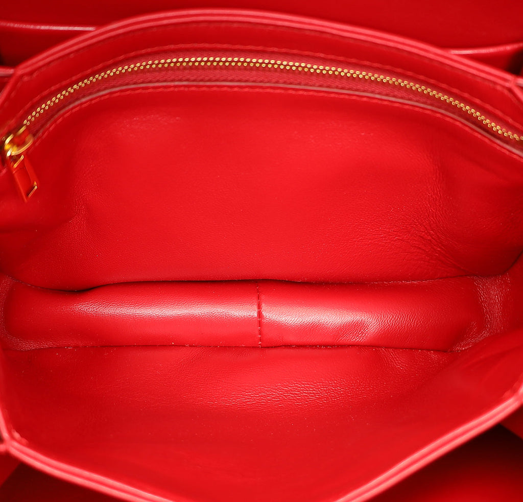 Celine Red Classique Triomphe Bag