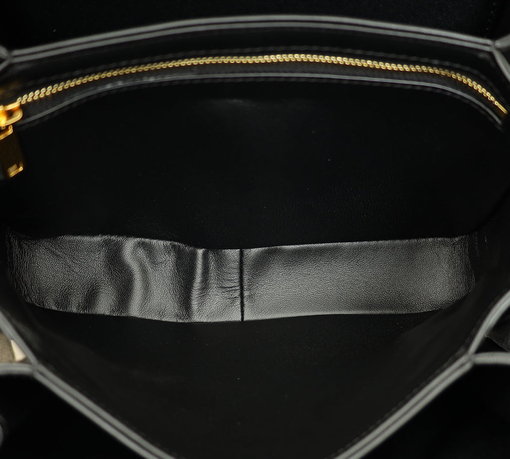 Celine Black Classique Triomphe Bag