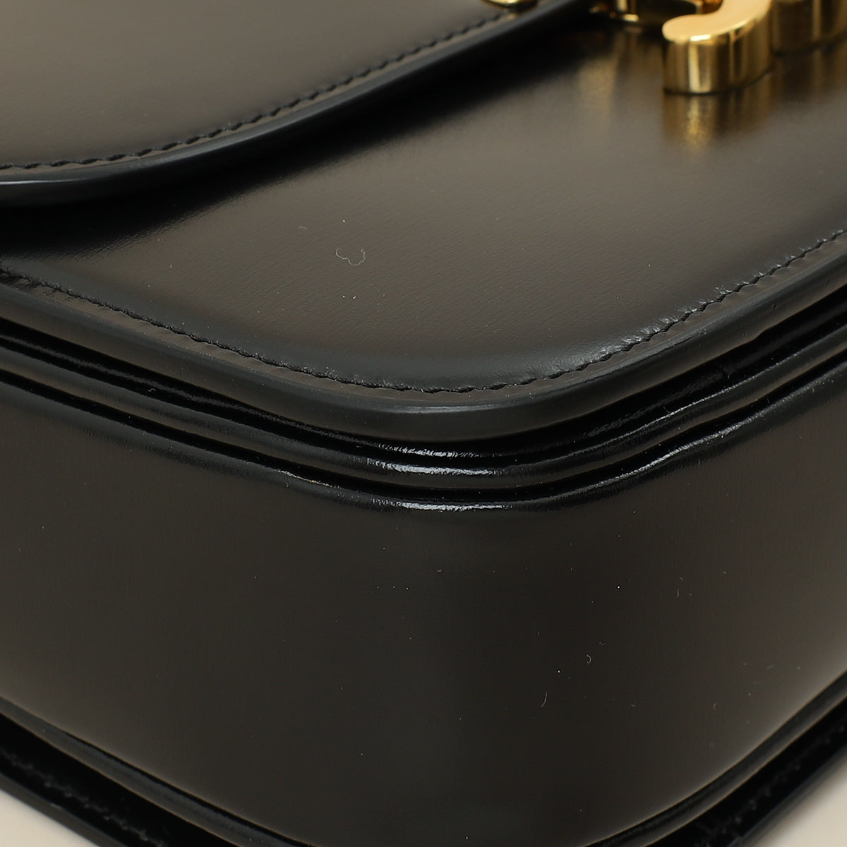 Celine Black Classique Triomphe Bag