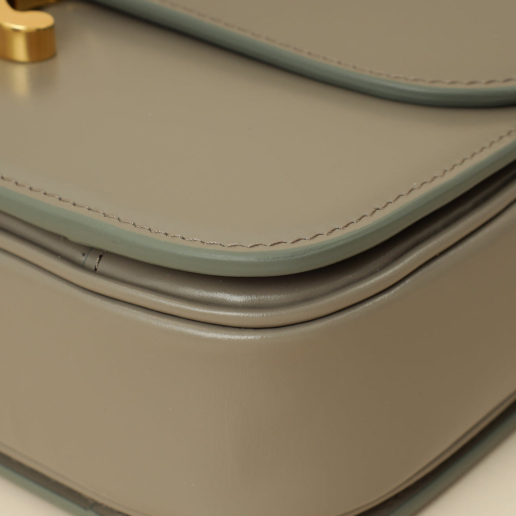 Celine Gray Classique Triomphe Shoulder Bag