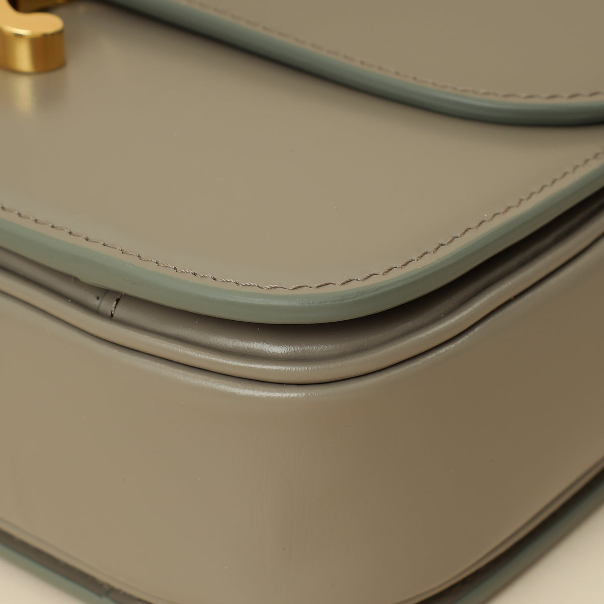 Celine Gray Classique Triomphe Shoulder Bag