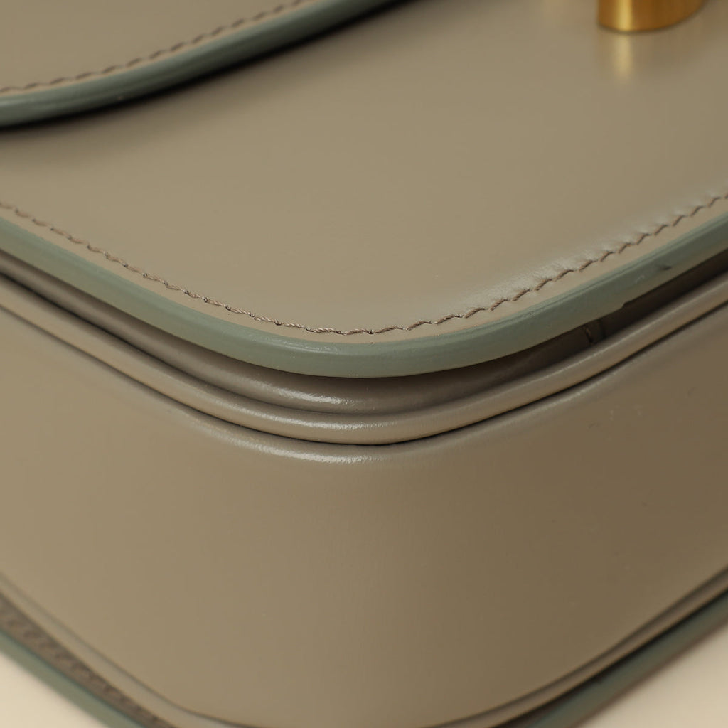Celine Gray Classique Triomphe Shoulder Bag