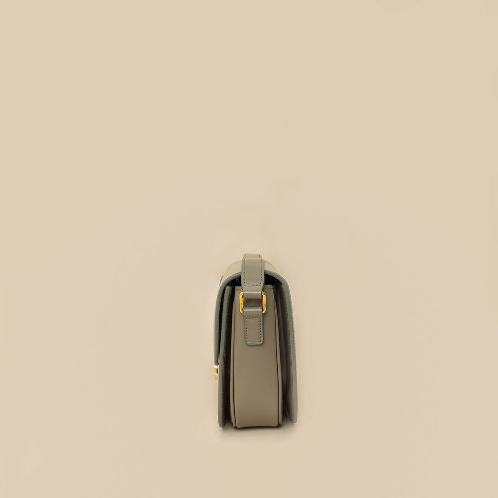 Celine Gray Classique Triomphe Shoulder Bag