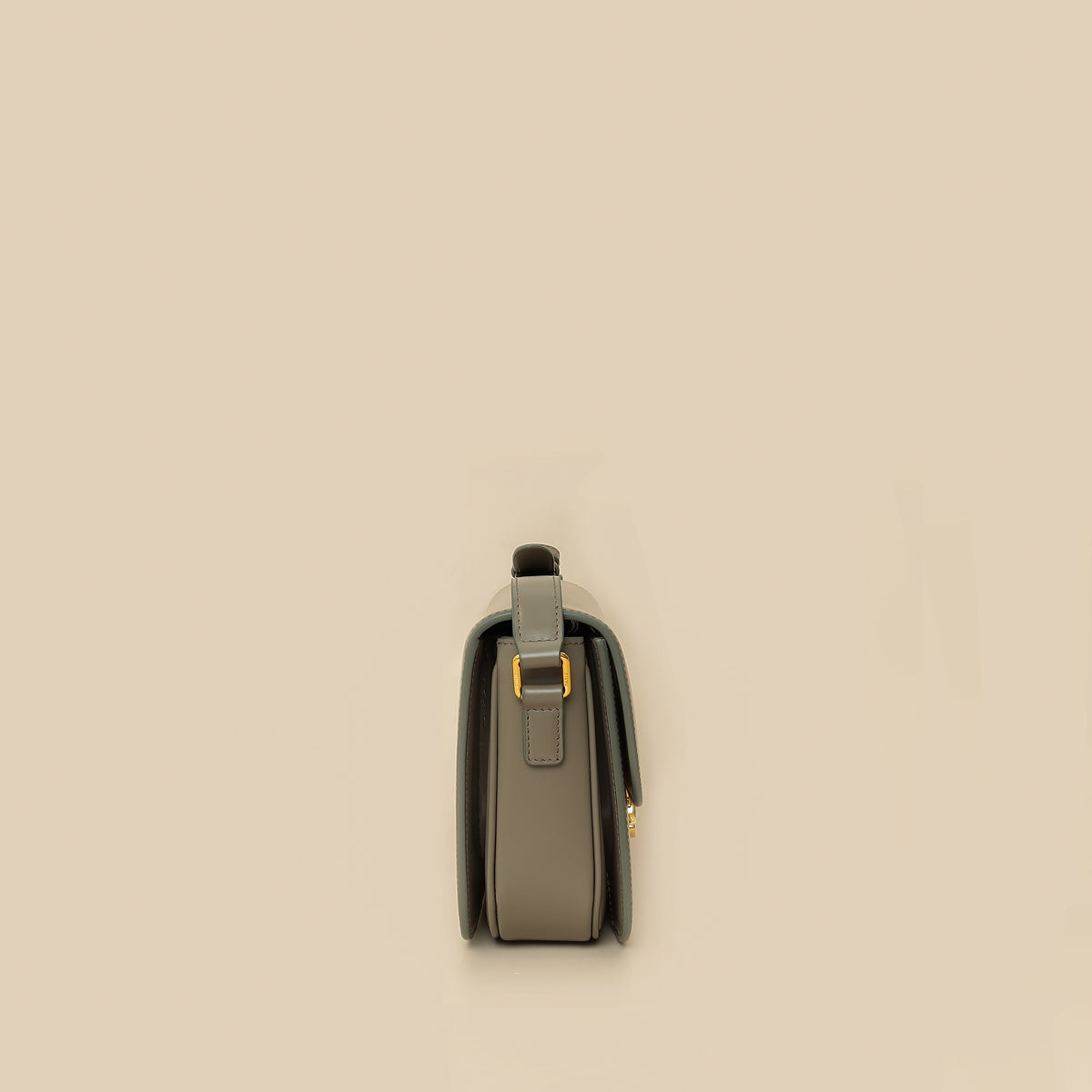 Celine Gray Classique Triomphe Shoulder Bag