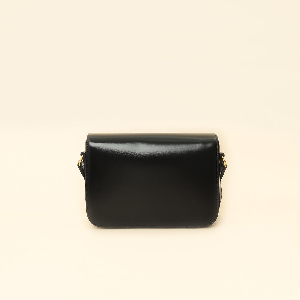 Celine Black Classique Triomphe Shoulder Bag