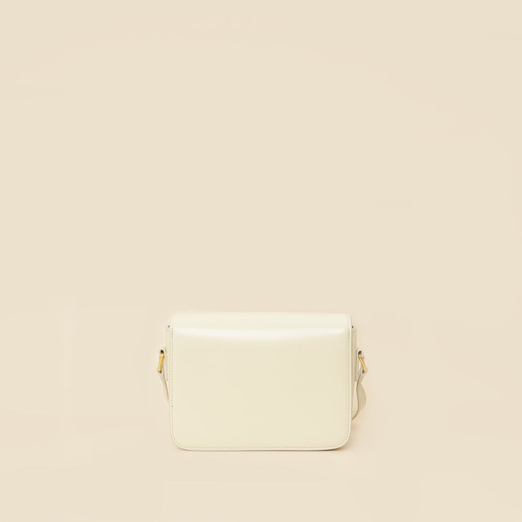 Celine White Teen Triomphe Bag