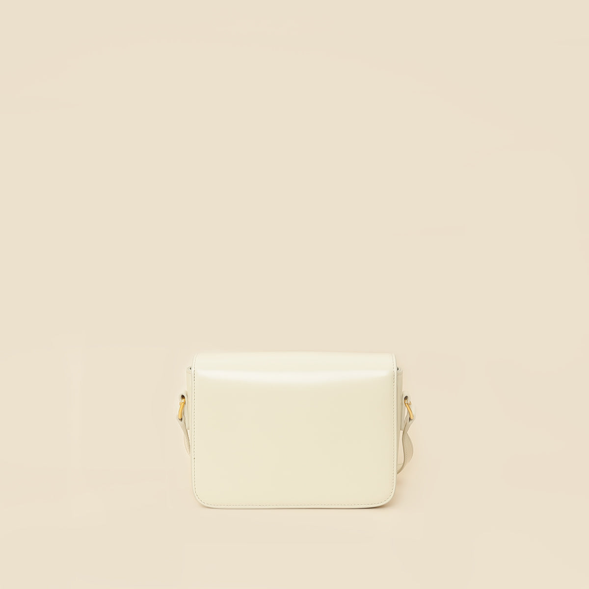 Celine White Teen Triomphe Bag