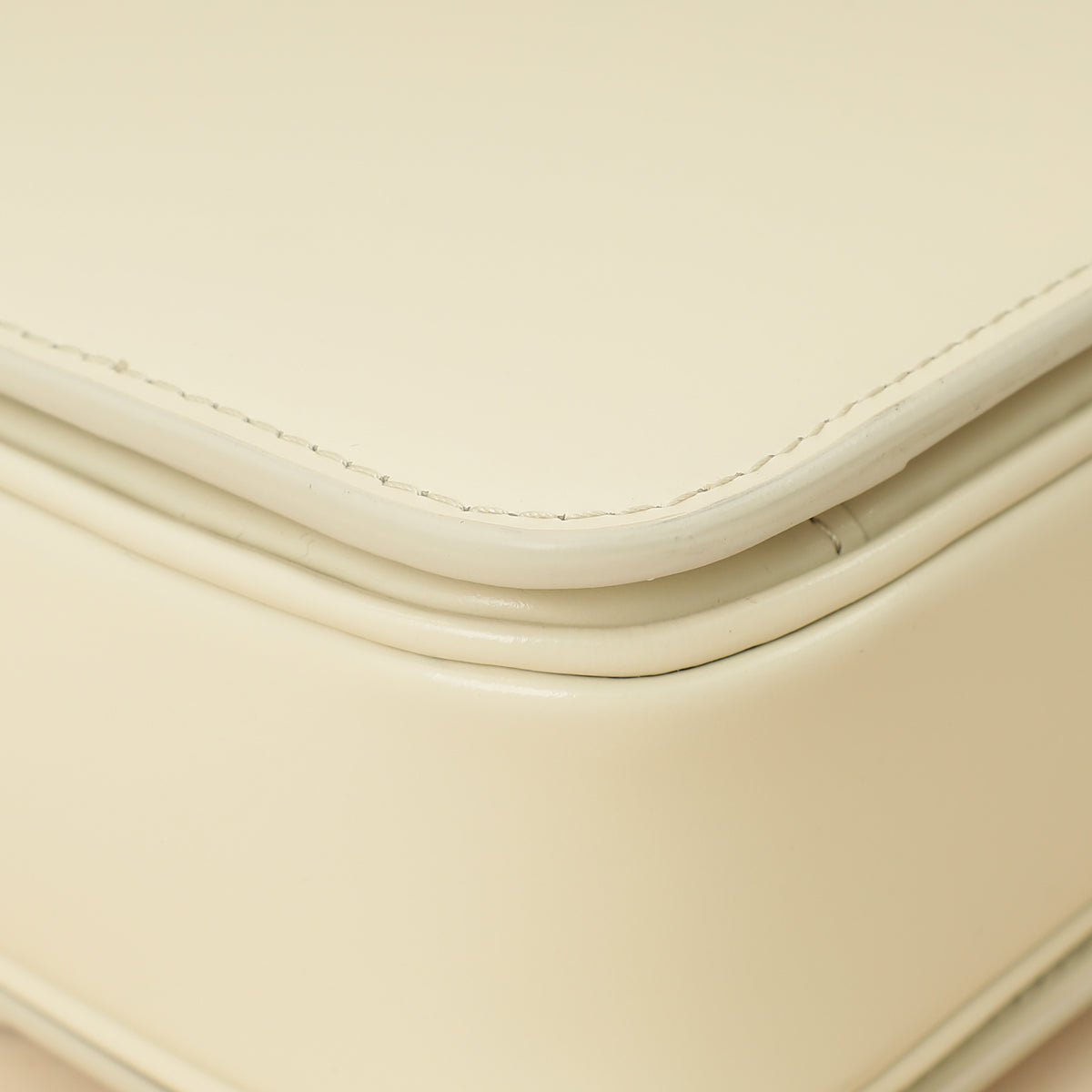 Celine White Teen Triomphe Bag