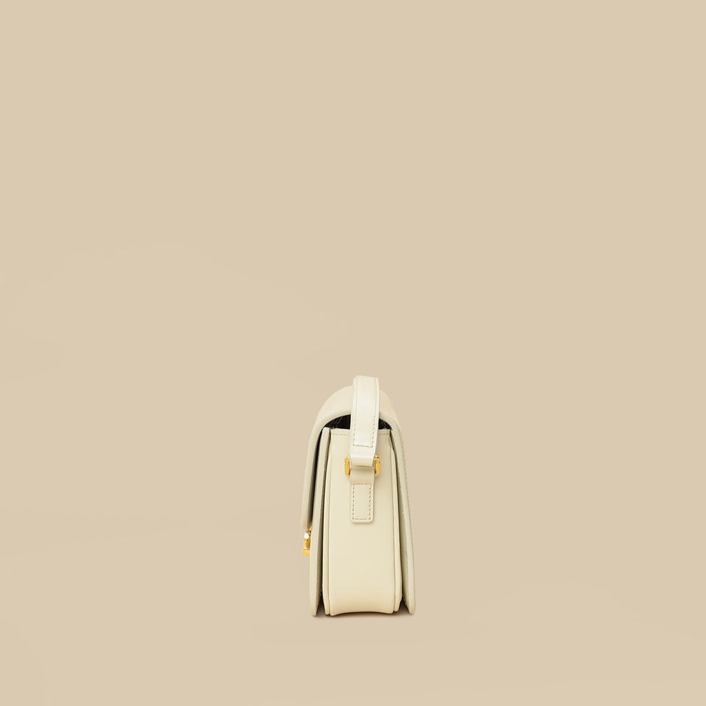 Celine White Teen Triomphe Bag