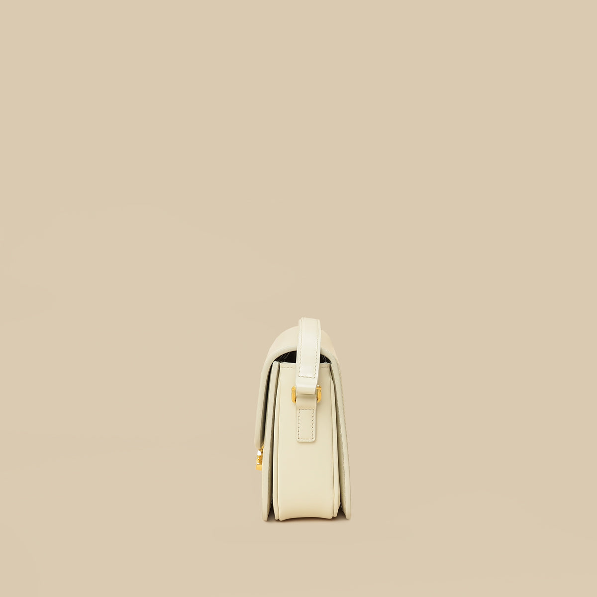 Celine White Teen Triomphe Bag