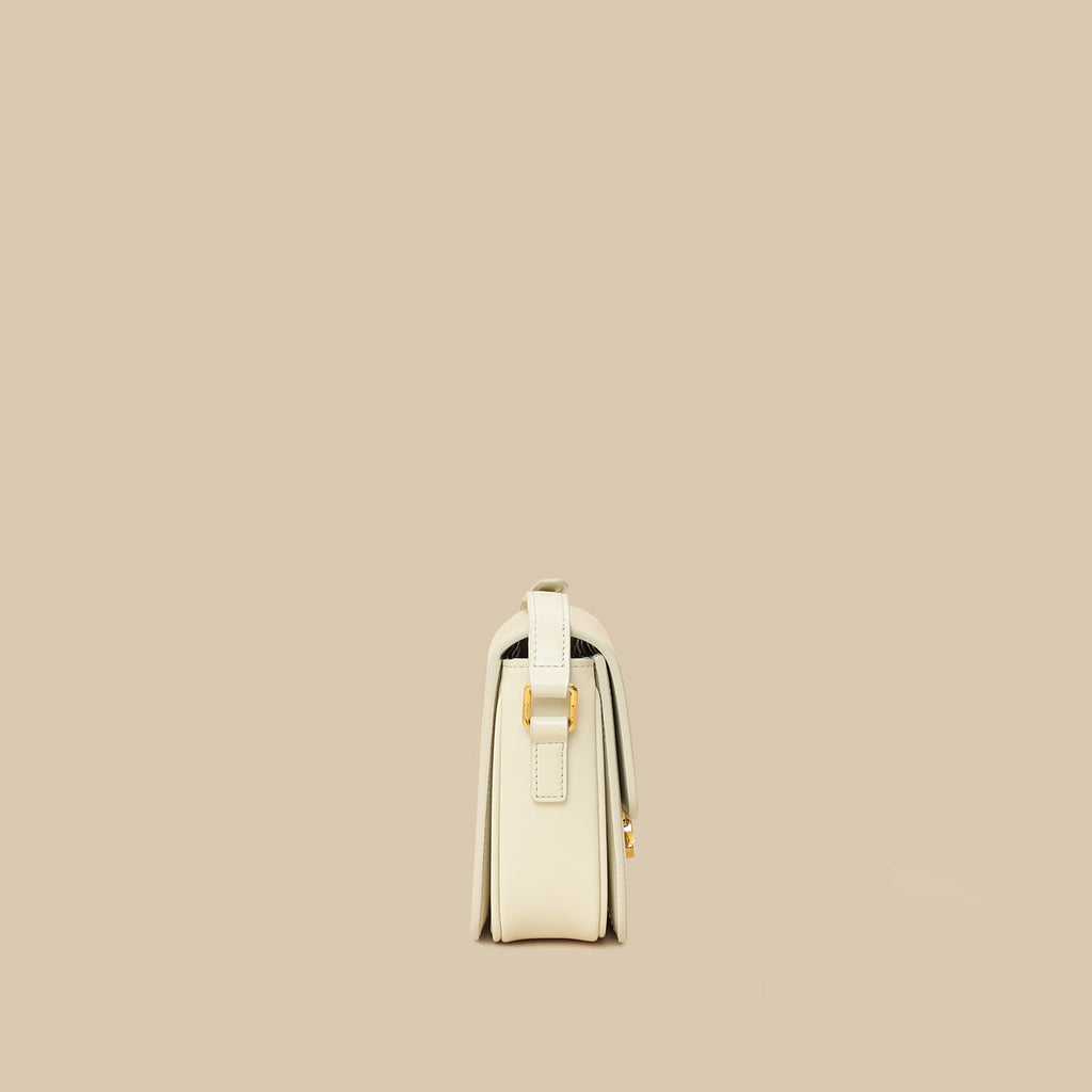 Celine White Teen Triomphe Bag