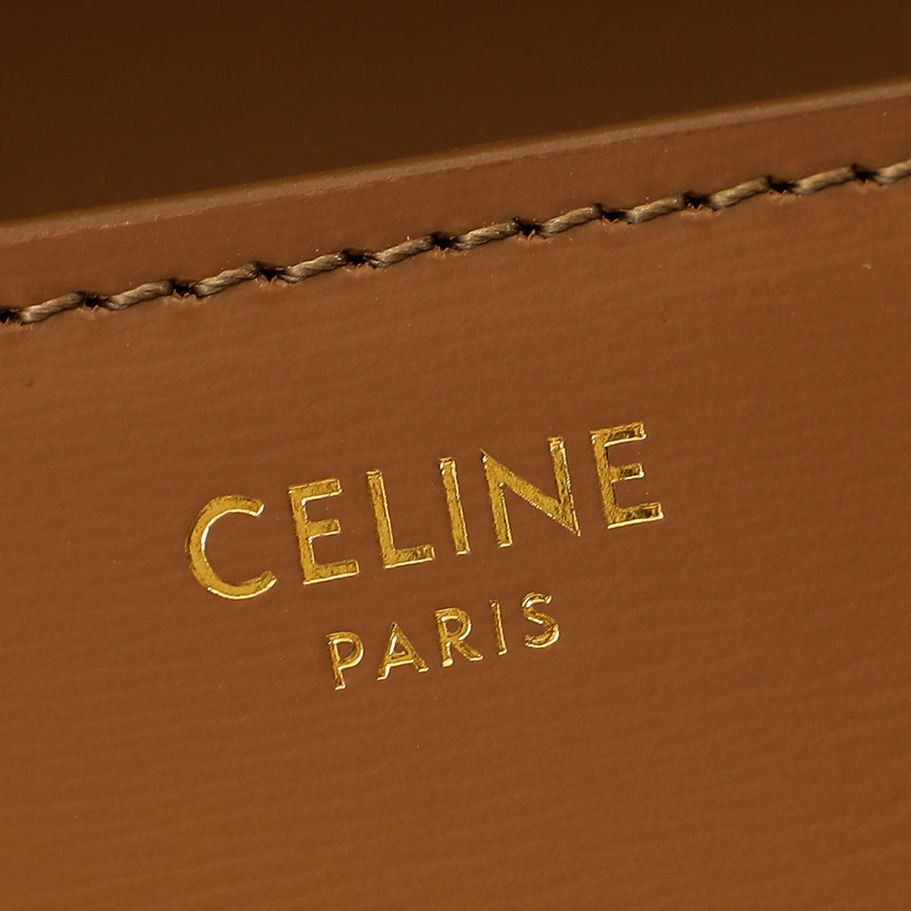 Celine Brown Classique Triomphe Shoulder Bag