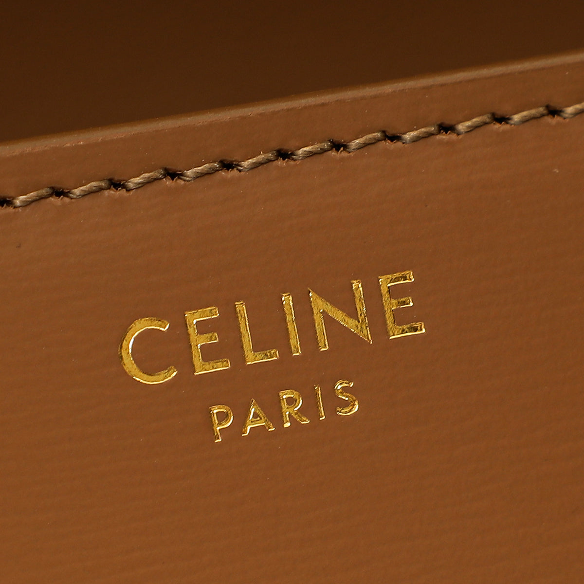 Celine Brown Classique Triomphe Shoulder Bag