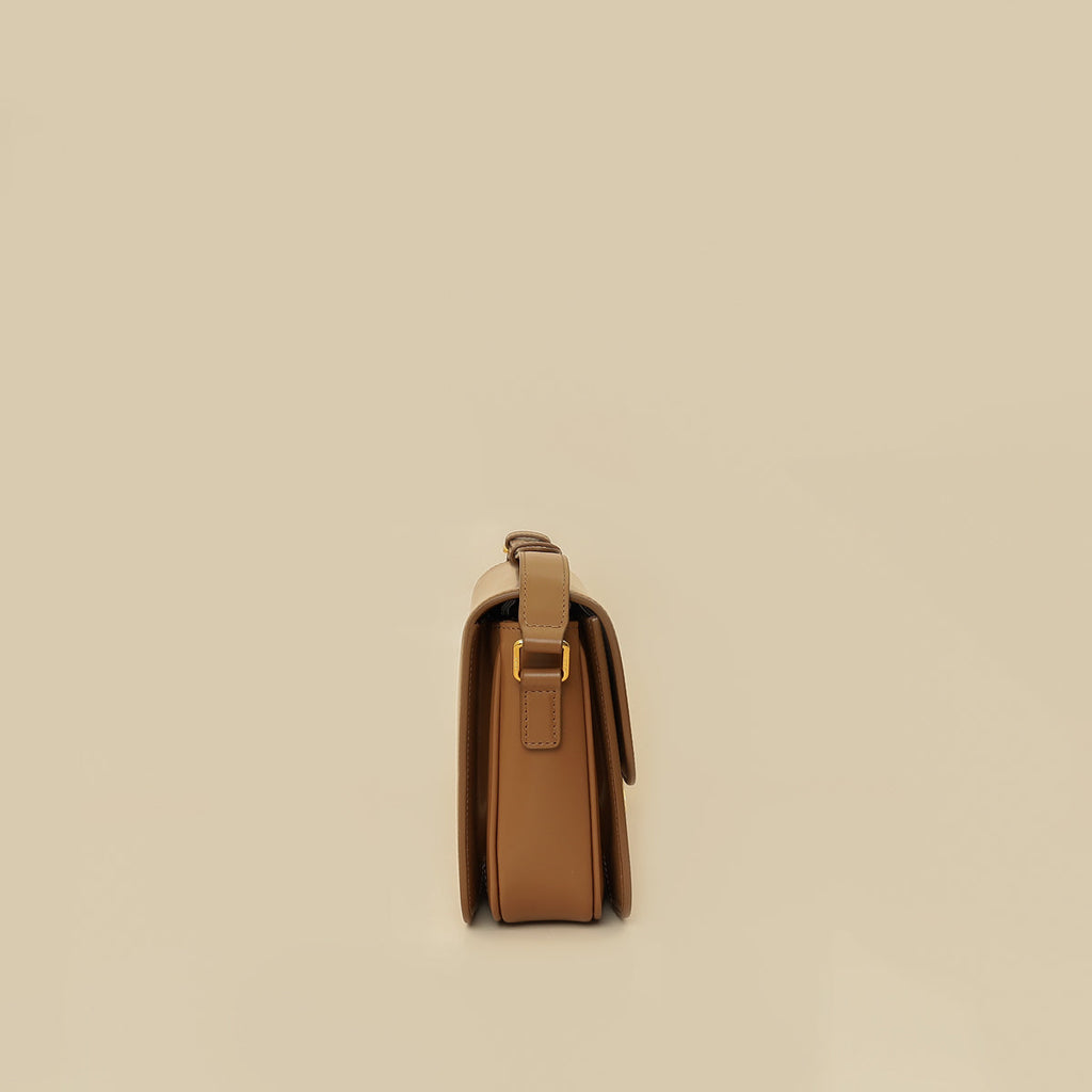 Celine Brown Classique Triomphe Shoulder Bag