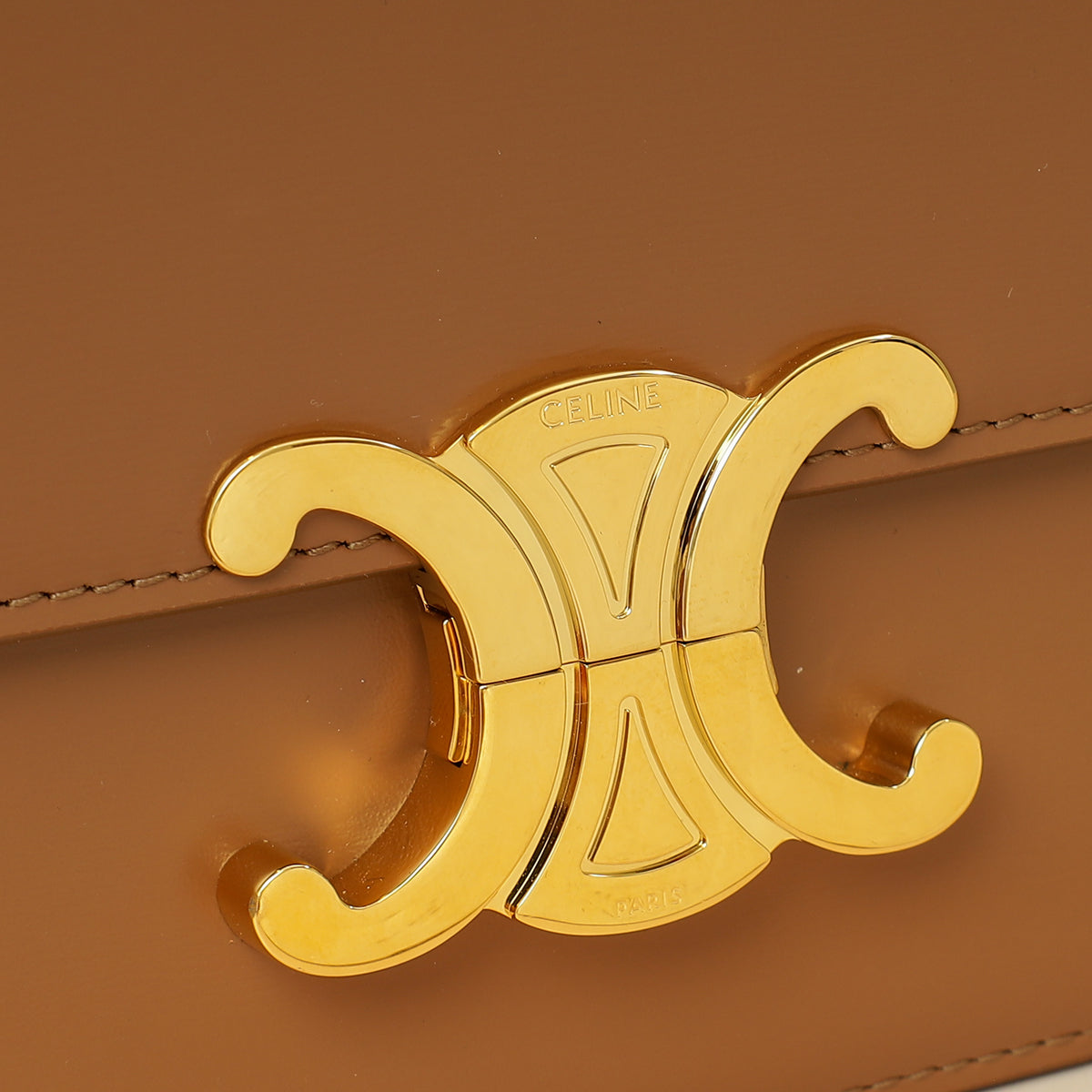Celine Brown Teen Triomphe Bag