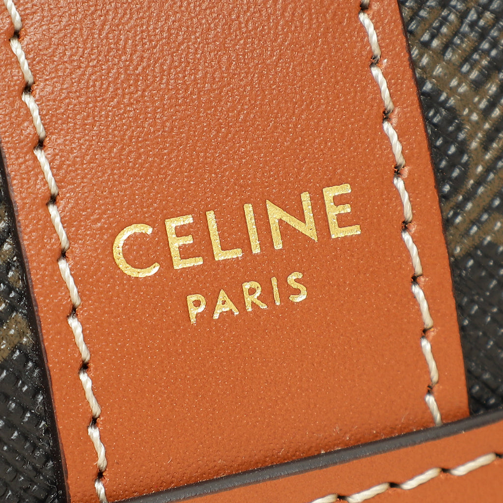 Celine Tricolor Triomphe Bucket Bag
