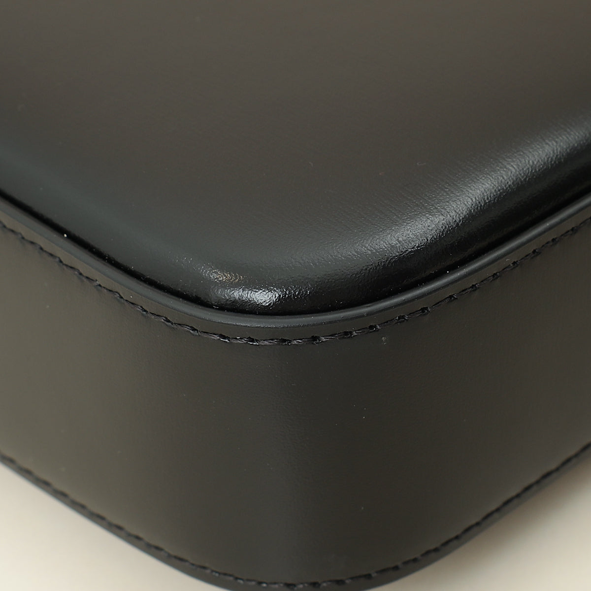 Celine Black Claude Triomphe Shoulder Bag