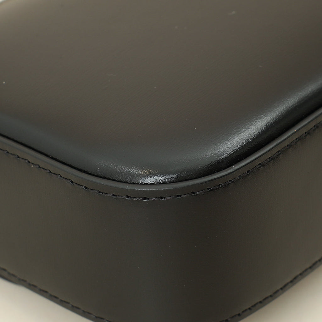 Celine Black Claude Triomphe Shoulder Bag