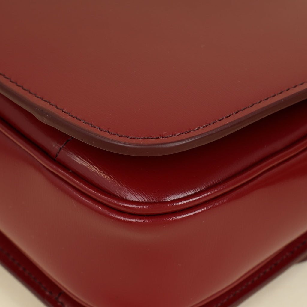 Celine Burgundy Classique Triomphe Bag