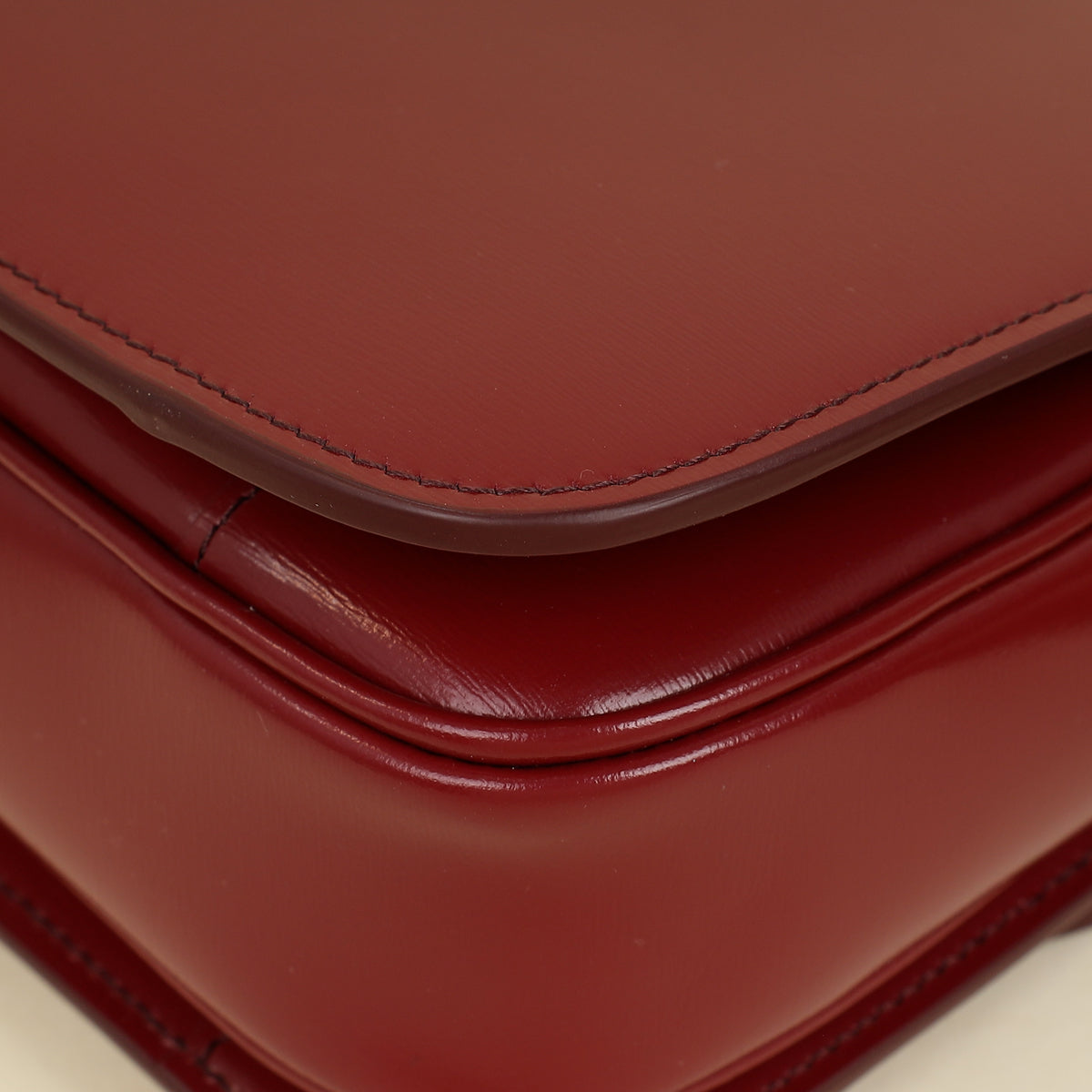 Celine Burgundy Classique Triomphe Bag