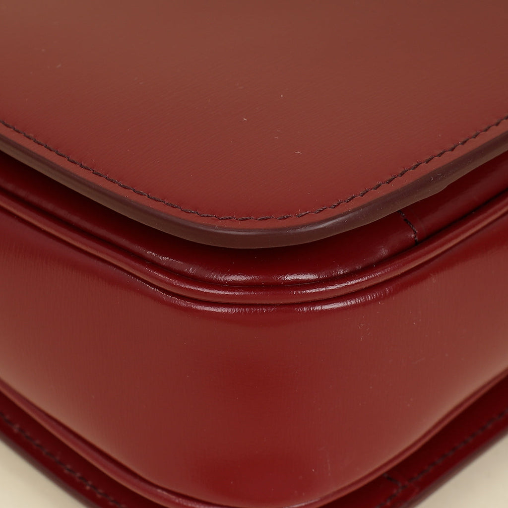 Celine Burgundy Classique Triomphe Bag